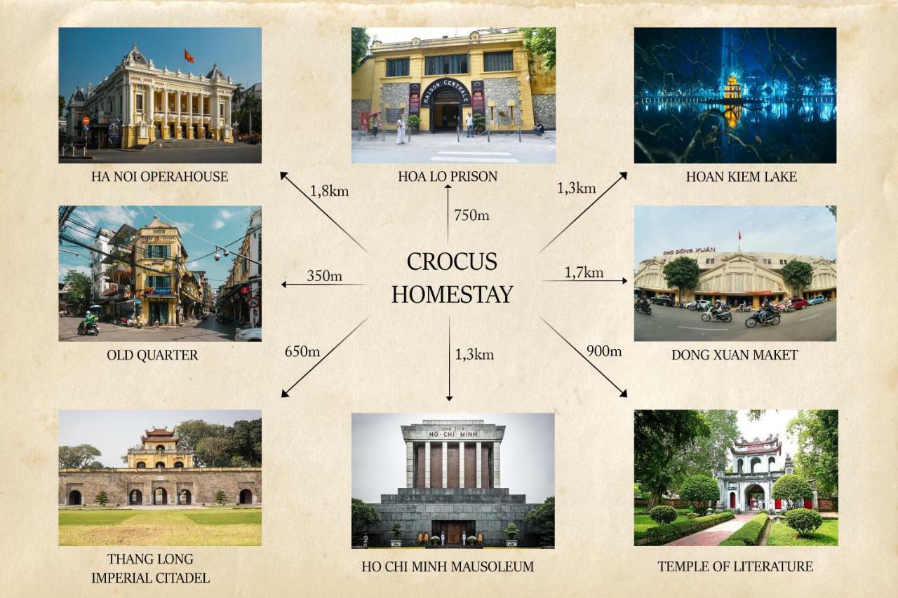 Hanoi Crocus Homestay Zewnętrze zdjęcie